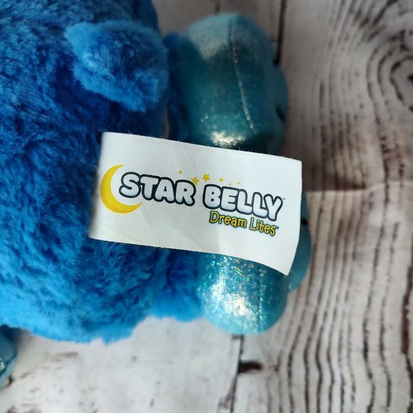 Star Belly Dream Lites Cuddly Puppy Blue Dog Plush Projection Lights Star Tested - Picture 7 of 9